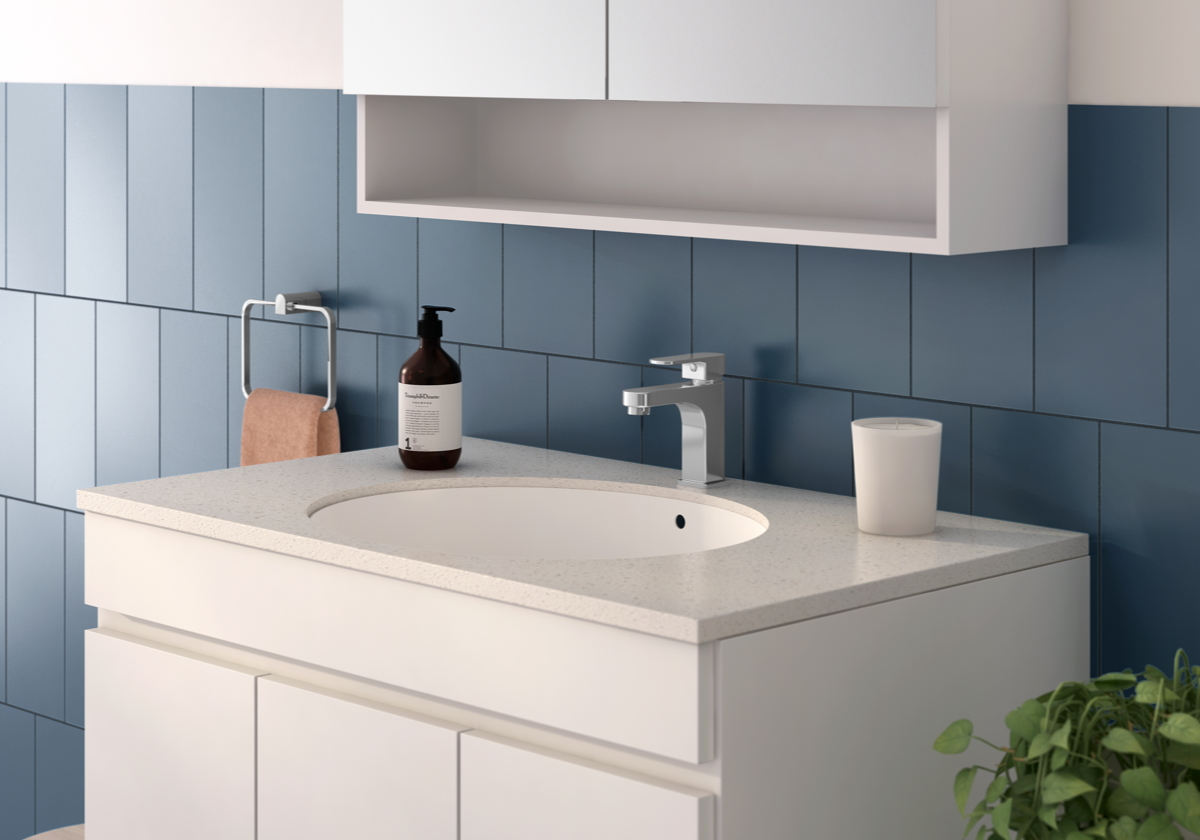 Reece bathrooms soothe chrome basin tapware