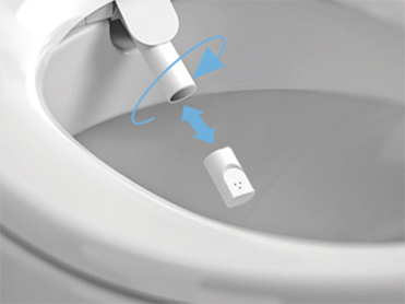 Reece bathrooms roca smart toilet removable nozzle