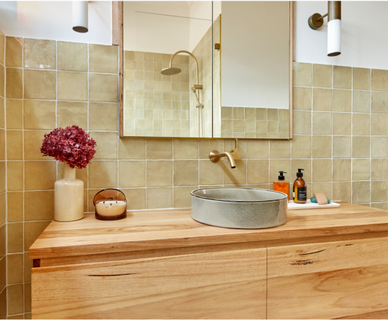 The Block's Tom and Sarah-Jane's Winning Guest Ensuite