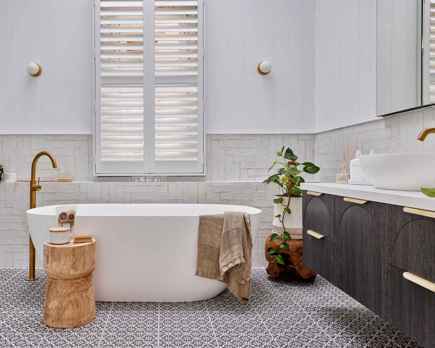 The Block AU's Oz and Omar's Winning Main Bathroom